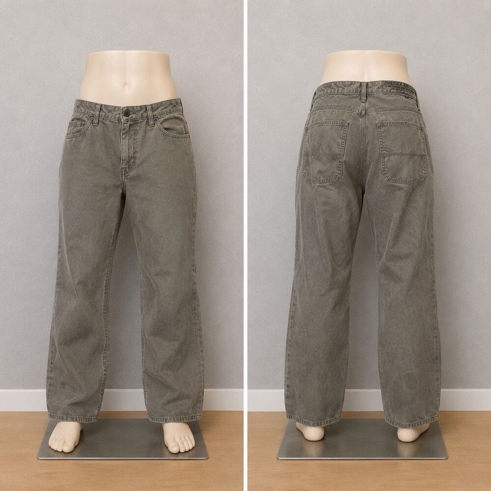 Nautica Jeans Co Straight Fit Khaki Jeans Men 42x32 Classic Dadcore Preppy